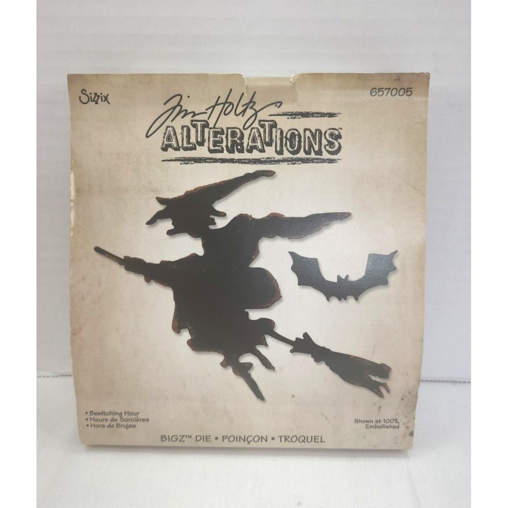 Sizzix Bigz Die Tim Holtz Alterations Bewitching Hour 657005
